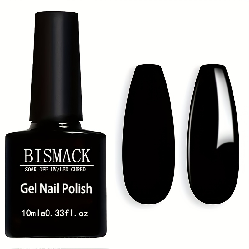 

1pc 10ml Gel Nail Polish, Black White Color Gel Polish Set Soak Off Led Gel Manicure Salon Design Diy At Home, 0.33 Fluid Ounces