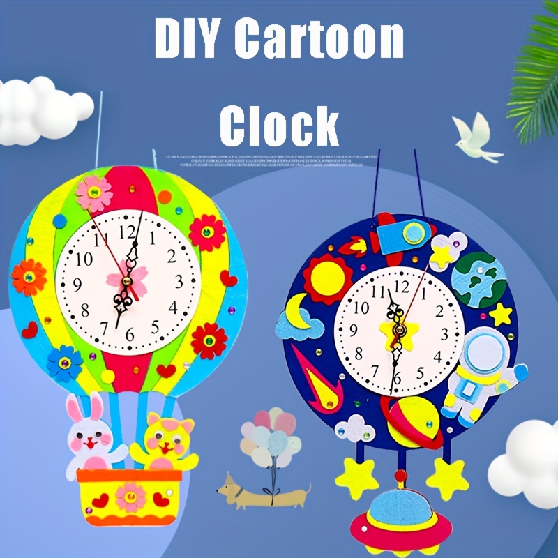 cartoon wall clock