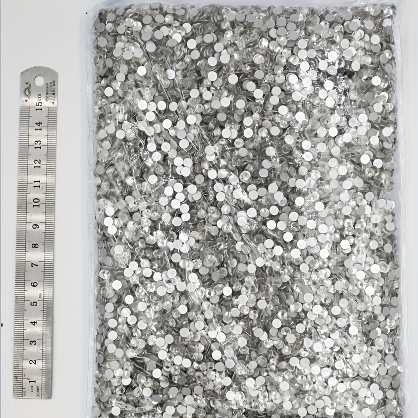 Glitter Crystal Ab Rhinestones Ss3 ss40 Flatback Rhinestones - Temu