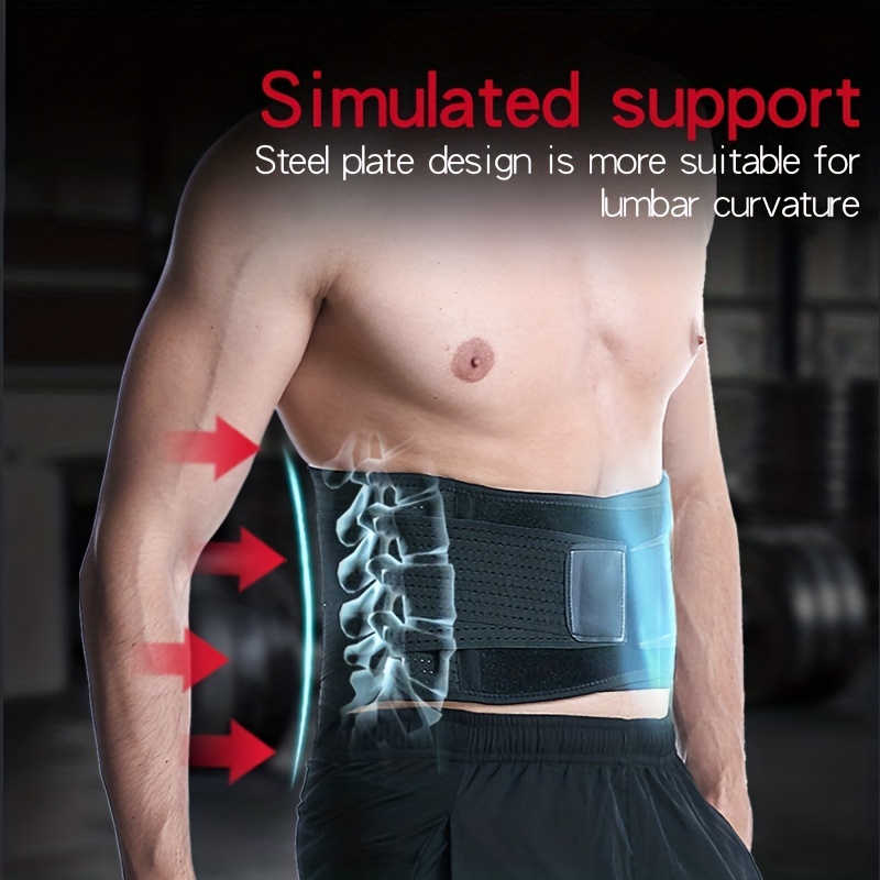 1pc Breathable Lumbar Support Belt Perfect For Lifting Comfortable