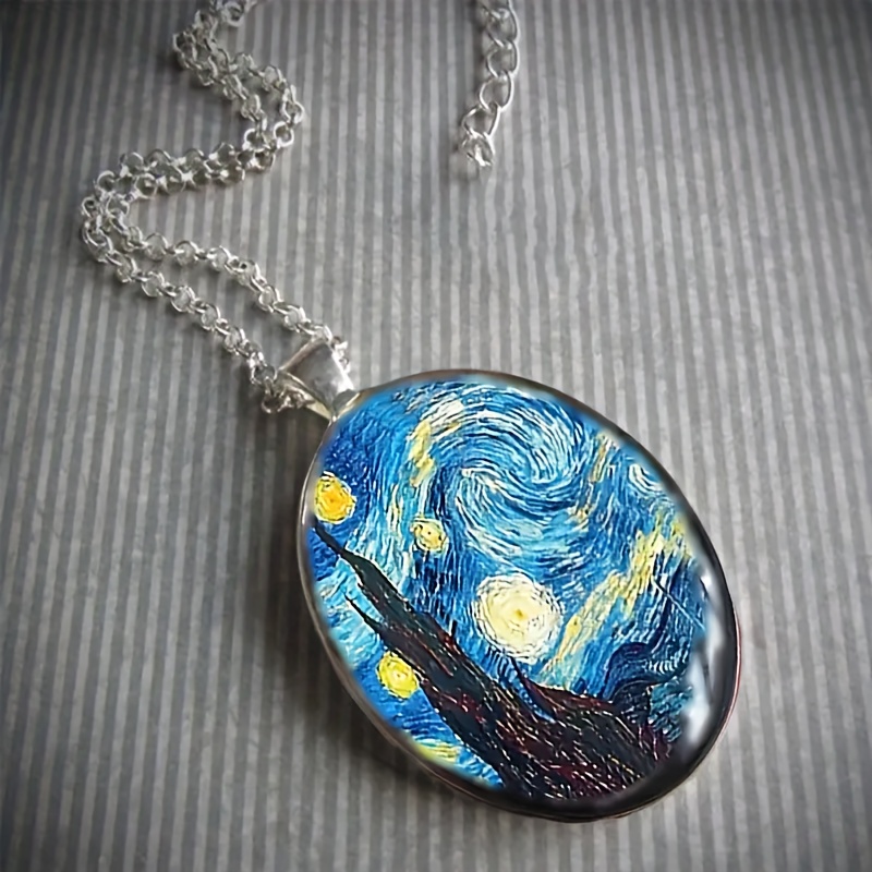 Creative Round Pendant Necklace for Anniversary Party Toy Gift