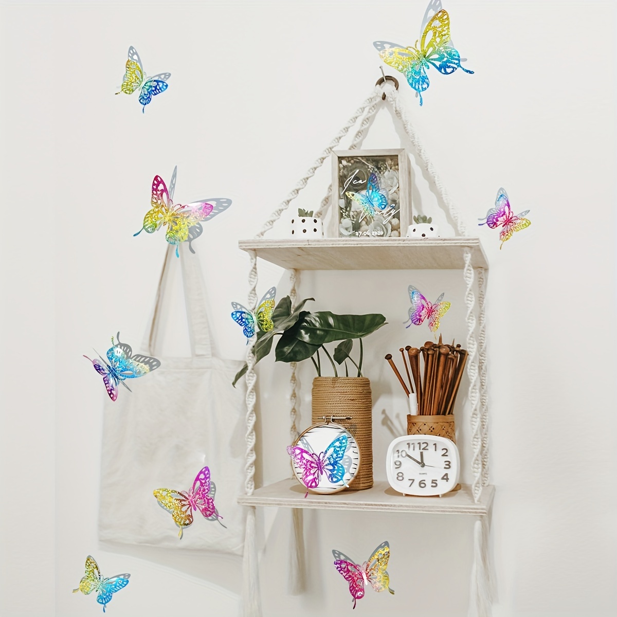 3d Butterfly Wall Decals For Home Nursery Classroom Kids - Temu