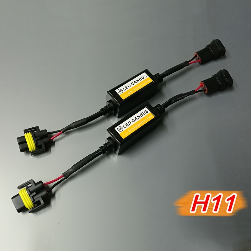 2 pièces H8 / H11 voiture Canbus annuleur d'erreur décodeur résistance de  charge LED