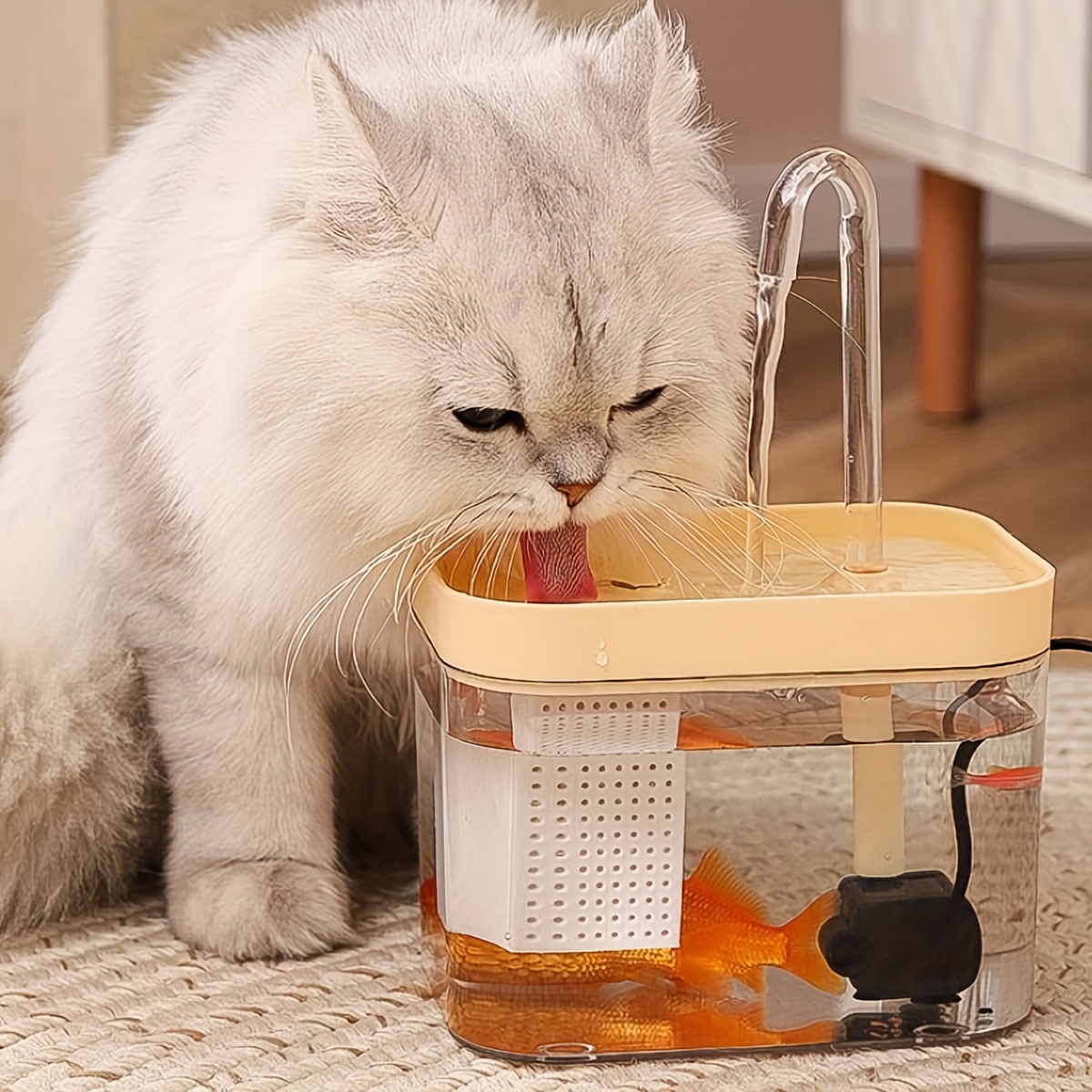 Fuente Agua Mascotas Fuente Agua Gatos Circulación - Temu Chile