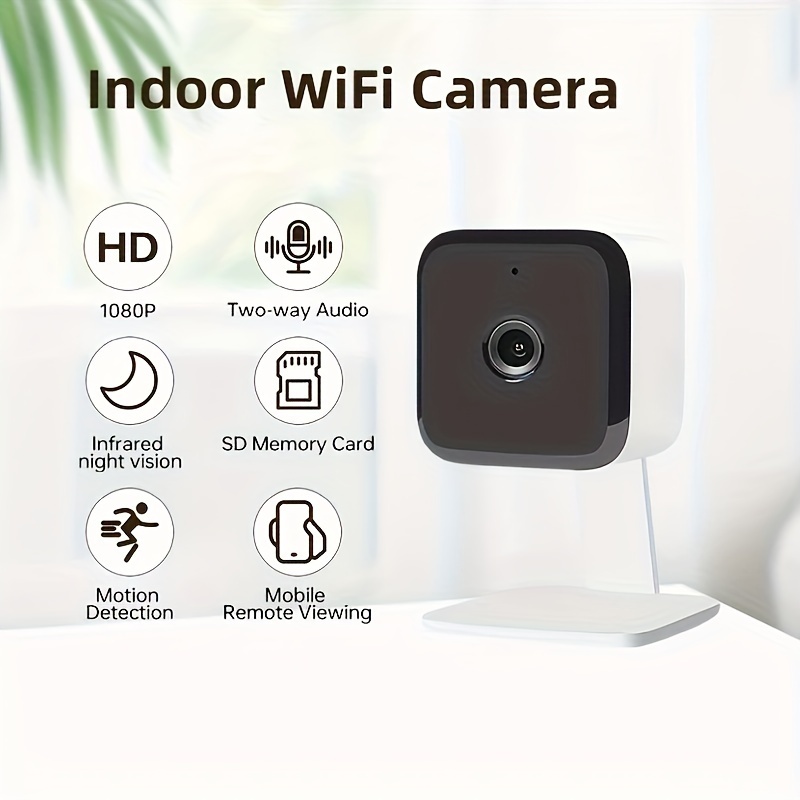 Caméra WIFI sans fil, enregistrement multifonctionnel et vidéo, surveillance  à distance tout-en-un, sans Vision nocturne