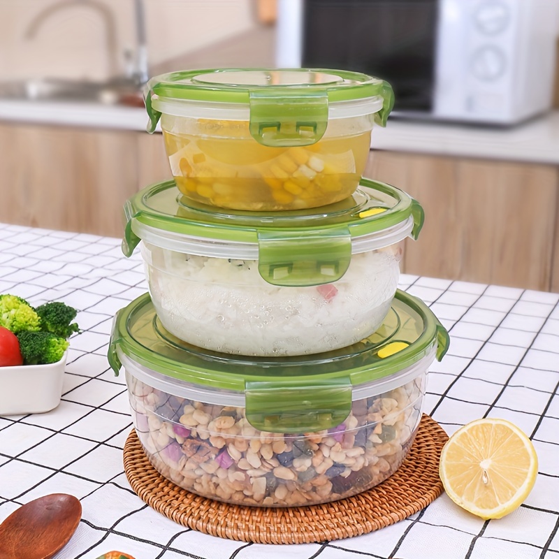 Pjtewawe Storage Containers Simple Refrigerator Preservation Box Small Lunch Box Kitchen Lunch Box Storage Box Sealed Box for Lunch Kitchen