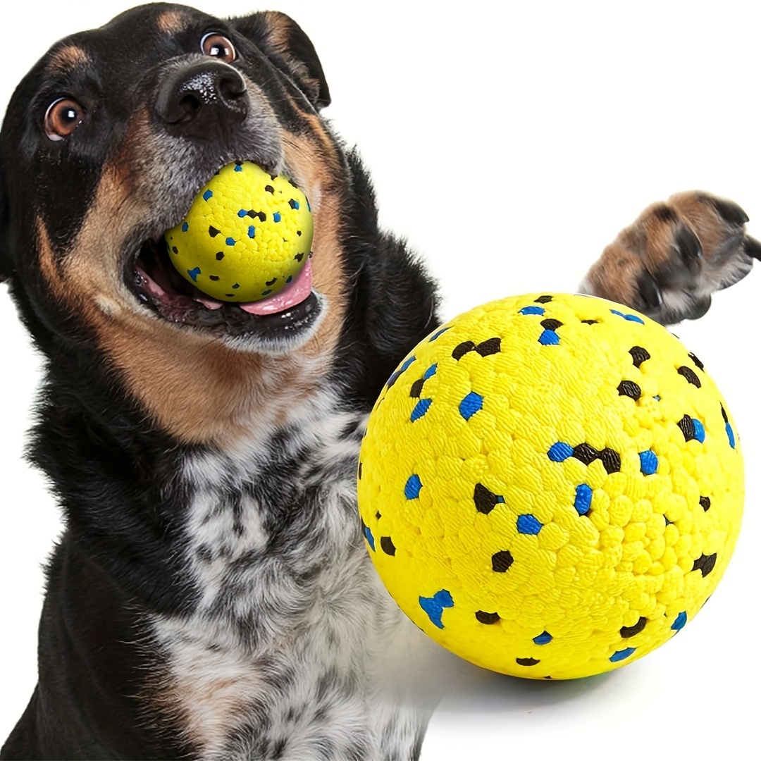 Pelotas de tenis chirriantes para perros, paquete de 6 juguetes para  perros, pelotas de tenis para mascotas para perros grandes y cachorros,  pelota