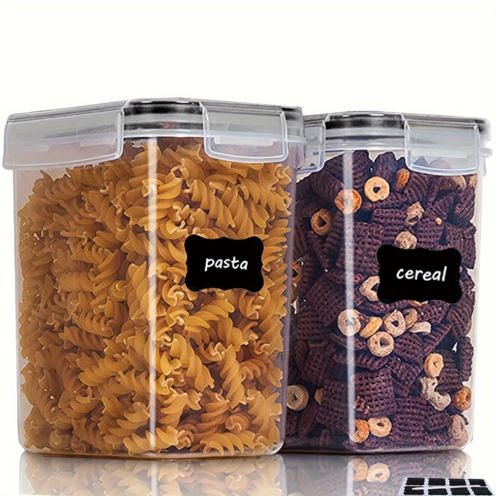 Set contenitori pasta/cereali Tupperware originali coperchio rosso