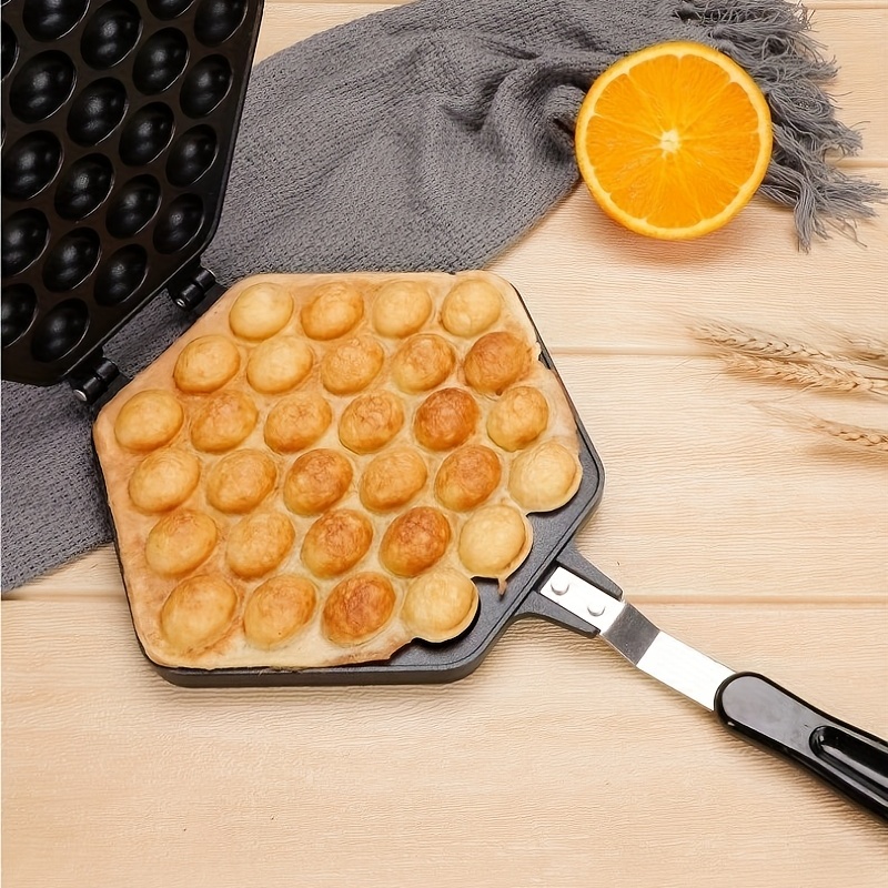 Hong Kong Style Egg Waffle Maker - Non-stick Double-sided Frying Pan For  Perfectly Cooked Bubble Waffles At Home - Temu