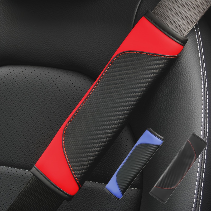 Accessoires de voiture ceinture de sécurité PU Cuir Ceinture de sécurité  Housse d'épaule Protection respirante Ceinture de sécurité Rembourrage Pad  Auto Accès intérieur