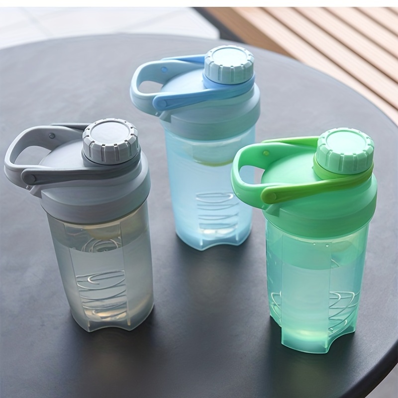 WaterBottle Shaker Cup Fitness Men's and Women's Sports Water Cup Portable  Graduated Stirring Milk Shaker Cup Protein Shaker Cup