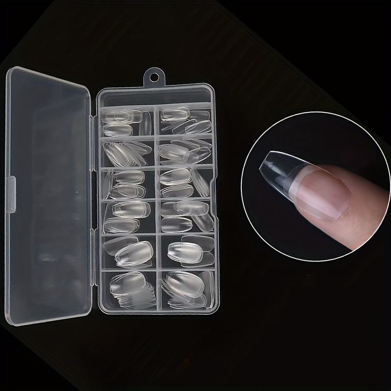 120pcs Xs Short False Nails Tips For Nail Extension Gel X Capsule