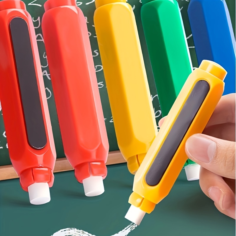 5pcs Colourful Chalk Holder Clip Non-toxic Dust Free Chalk Holders