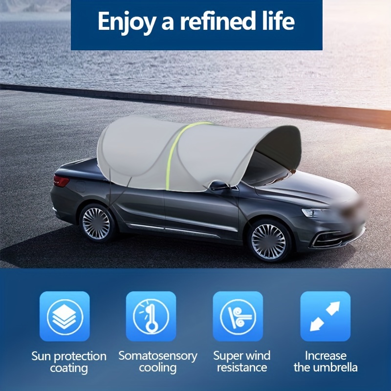 Universal Suv/sedan Full Car Covers Outdoor Waterproof Sun - Temu