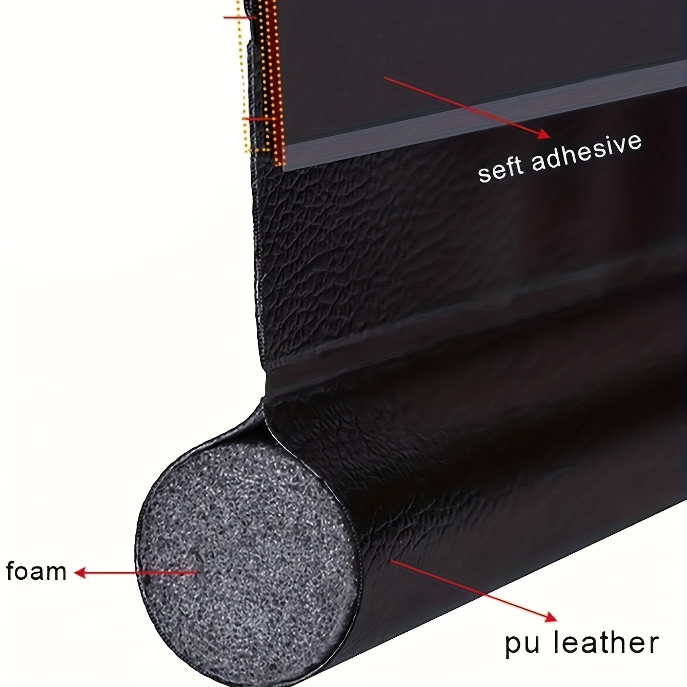 Non-Slip Adhesive Foam Strips for Hangers - Charcoal