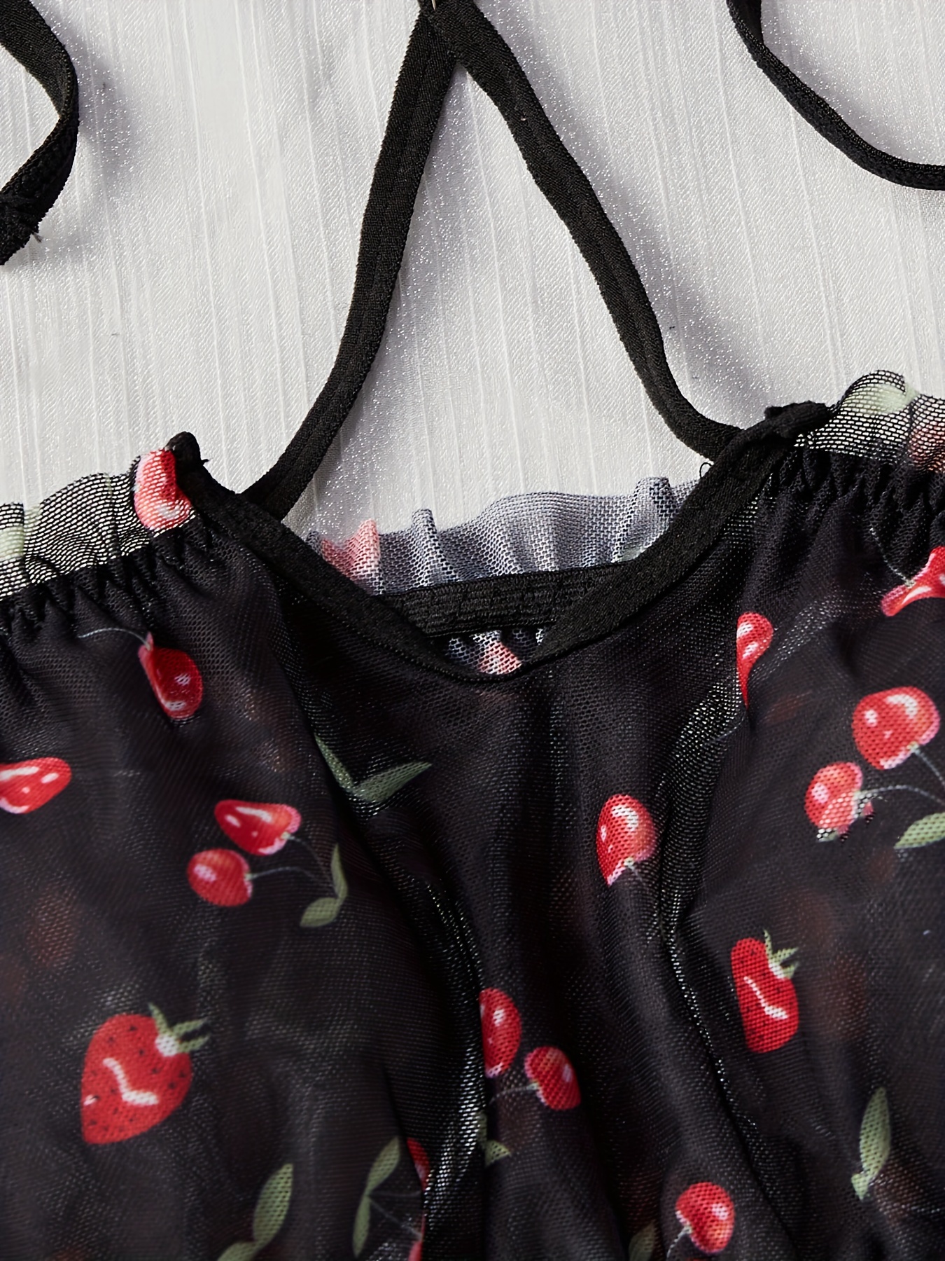 Strawberry, Intimates & Sleepwear, Strawberry Lenceria Cut Sew Support Bra  Black White