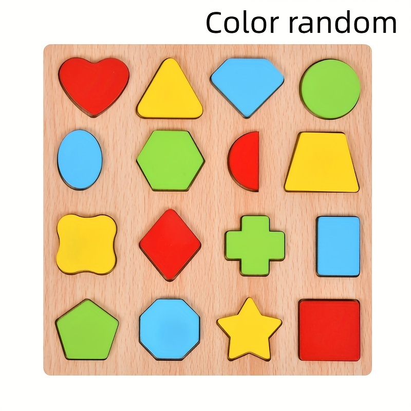 Rompecabezas de madera para niños pequeños, rompecabezas de madera con  forma de números del alfabeto ABC para niños de 1 a 3 años, rompecabezas de