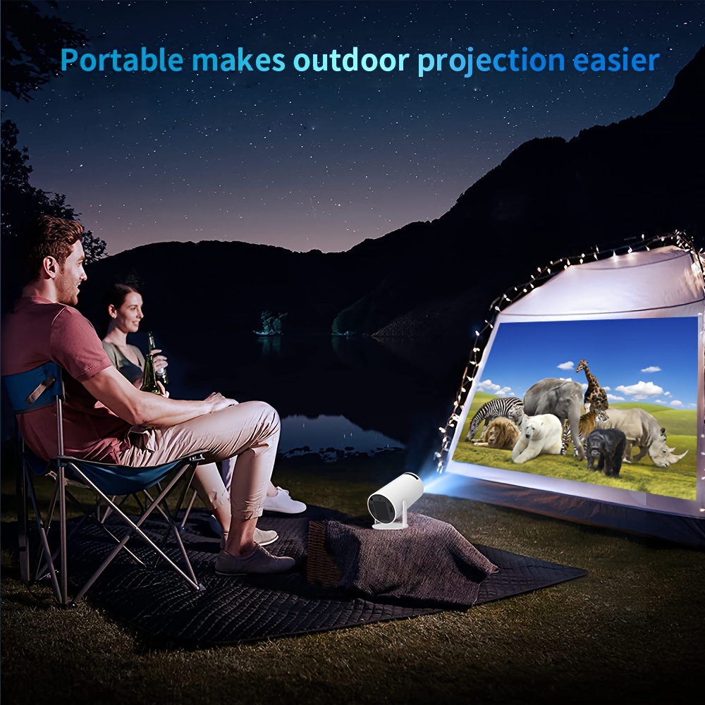 Hy300 Mobile Projector, Wireless Home Theater Projector with