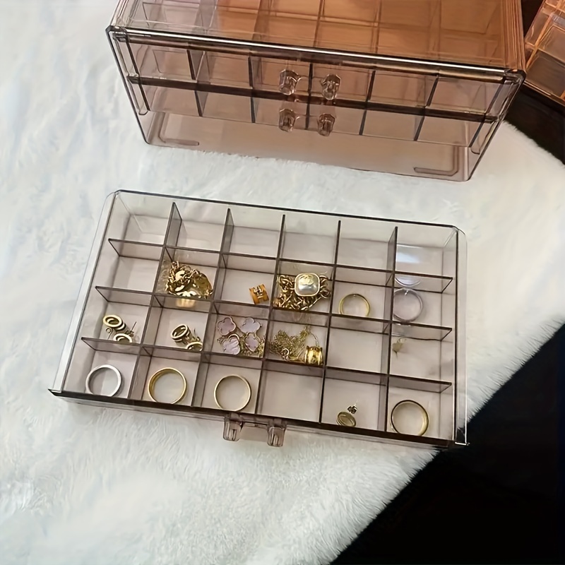  Compartment Storage Box 72 Grids Acrylic Earring