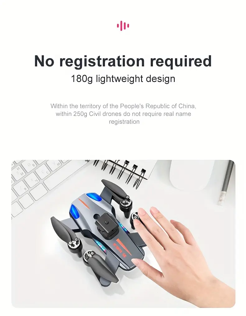 new k911se foldable 5g brushless rc drone quadcopter with triple hd cameras gps optical flow dual positioning intelligent hover obstacle avoidance wifi fpv app control ideal for halloween christmas and thanksgiving gifts toys details 12