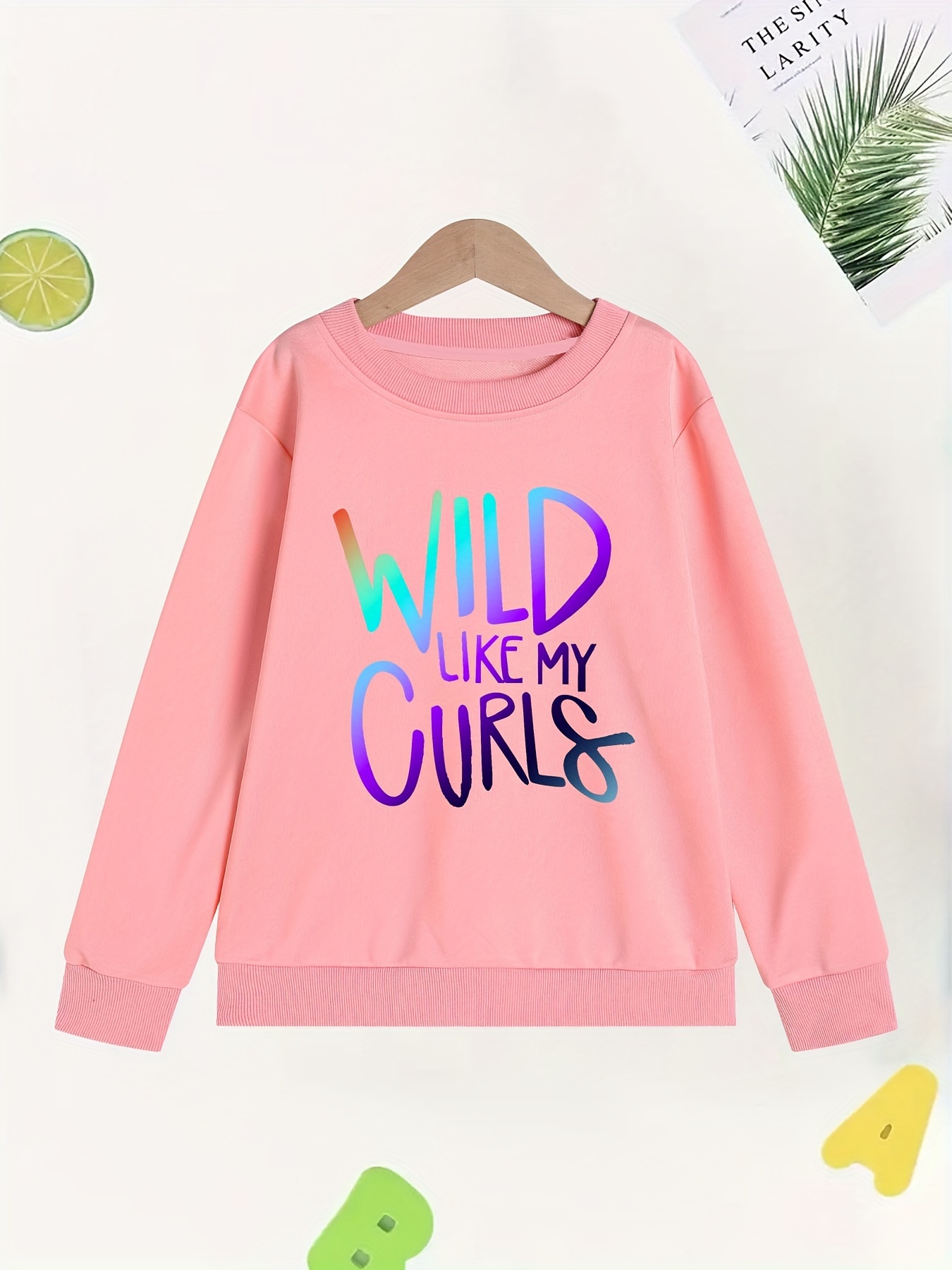 Boys/ Girls Pullover Tiny Monsters Pattern Long Sleeve Tops - Temu