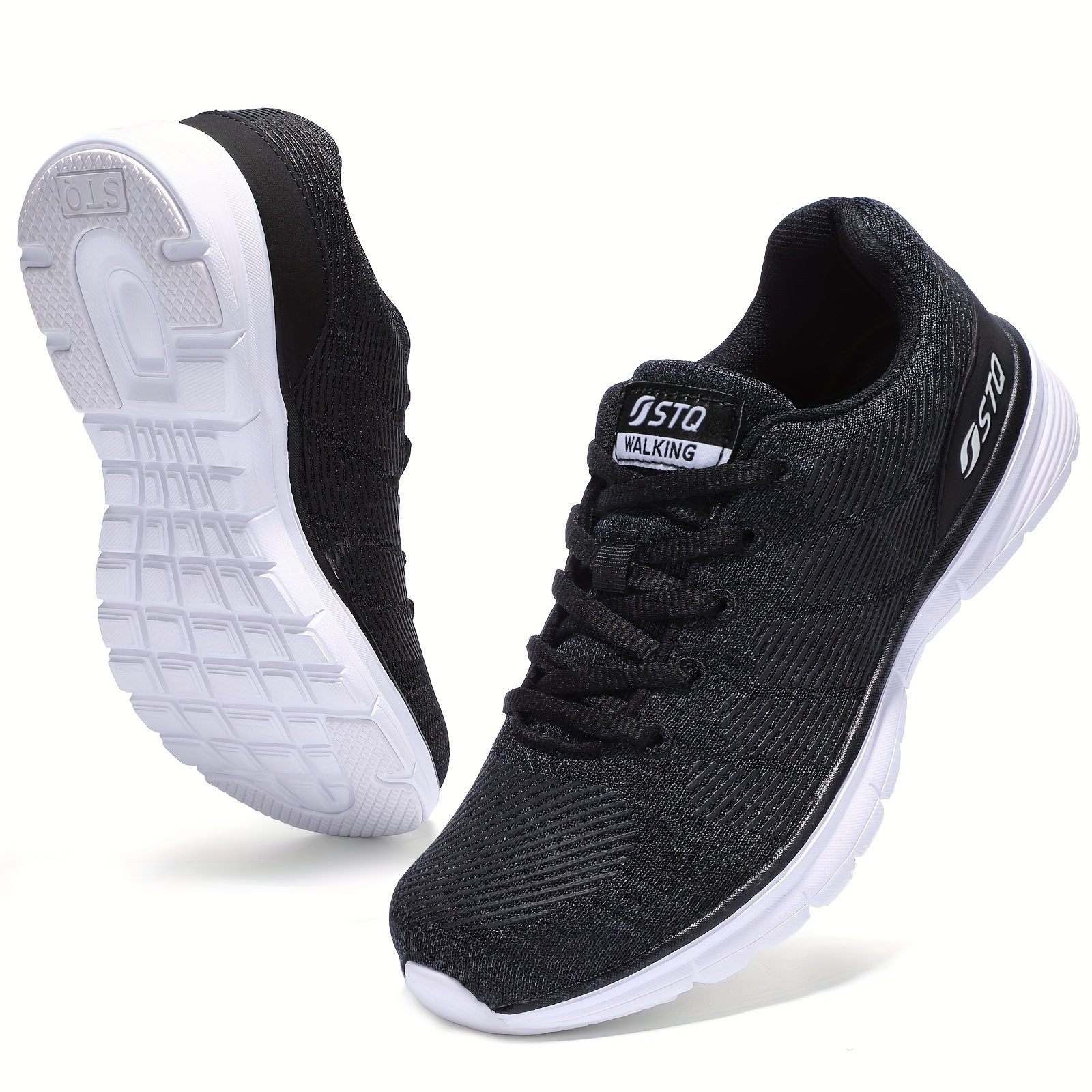 Women's Knitted Running Shoes Breathable Comfortable Lace - Temu