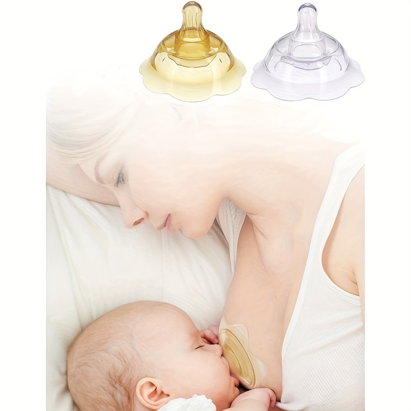Lactating Nipple Shields For Breastfeeding Difficult Flat - Temu