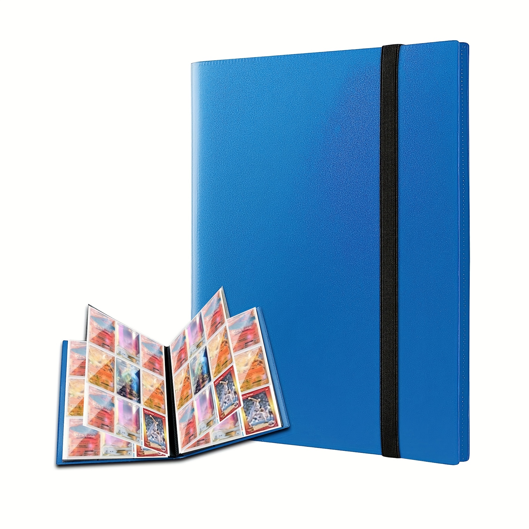 Livret de collection de cartes de jeu d'anime, porte-carte de collection, 4  compartiments 400 poches pour collectionneur de cartes