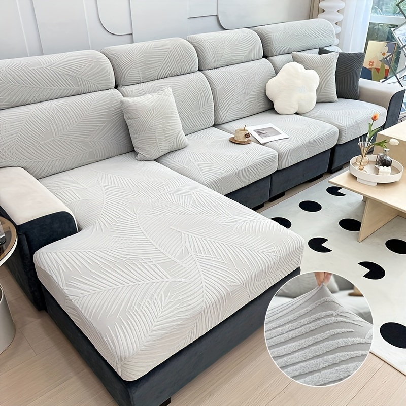 Comprar Funda de sofá elástica para sala de estar, sofás geométricos  ajustables, fundas para chaise, sofá seccional, funda para sofá esquinero