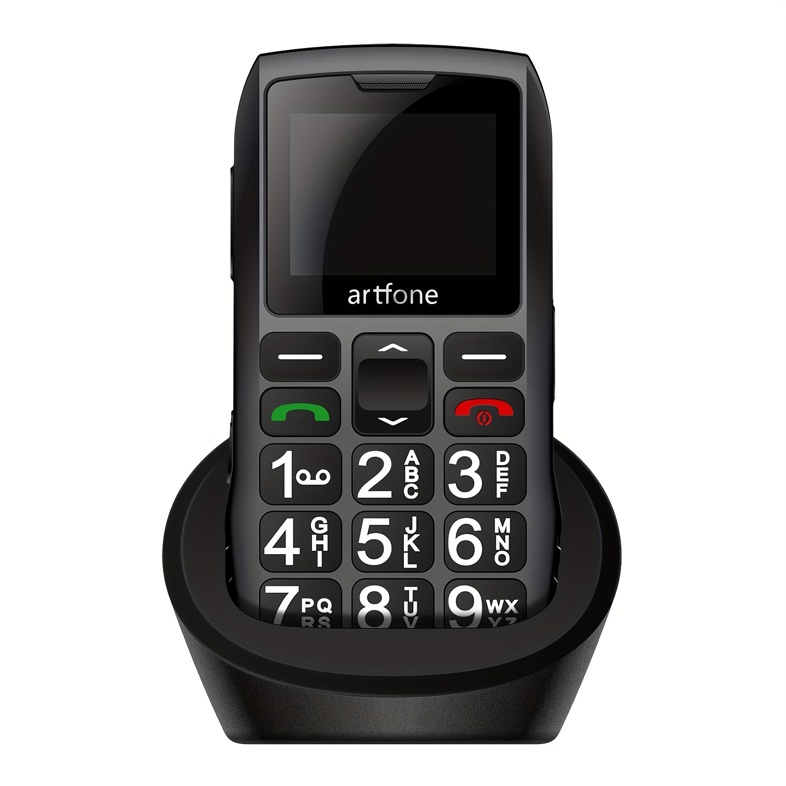 Teléfono celular con botón grande 4G Volte para personas mayores, botones  grandes, teléfono con tapa LTE para ancianos y niños, sonido claro, botón