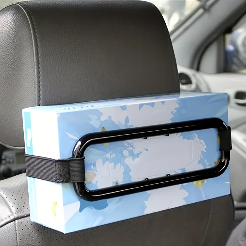 Multifunctional Car Tissue Box Suede Pu Leather Tissue Box - Temu