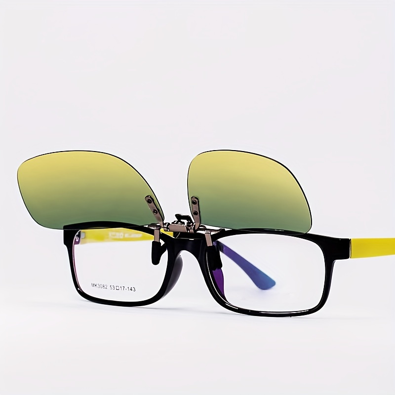 Polarized Clip Night Vision Sunglasses Prescription Glasses - Temu