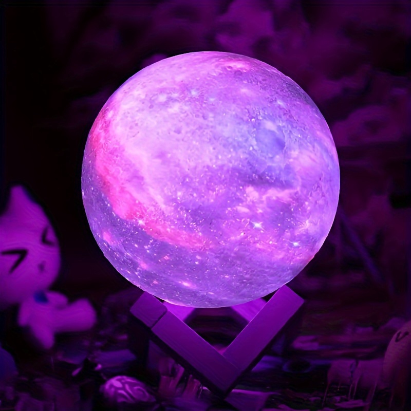 Lampada Luna, 16 Colori 3d Stampati Luna Luci Luna Bambini Luce