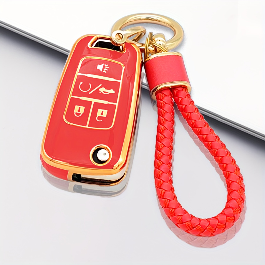 Für Chevy Auto-Schlüsselanhänger-Abdeckung (mit Schlüsselanhänger