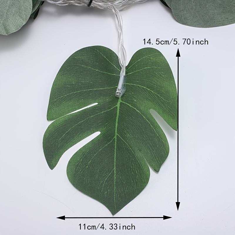 Led Monstera Leaf String Lights Battery Powered - Temu United Kingdom
