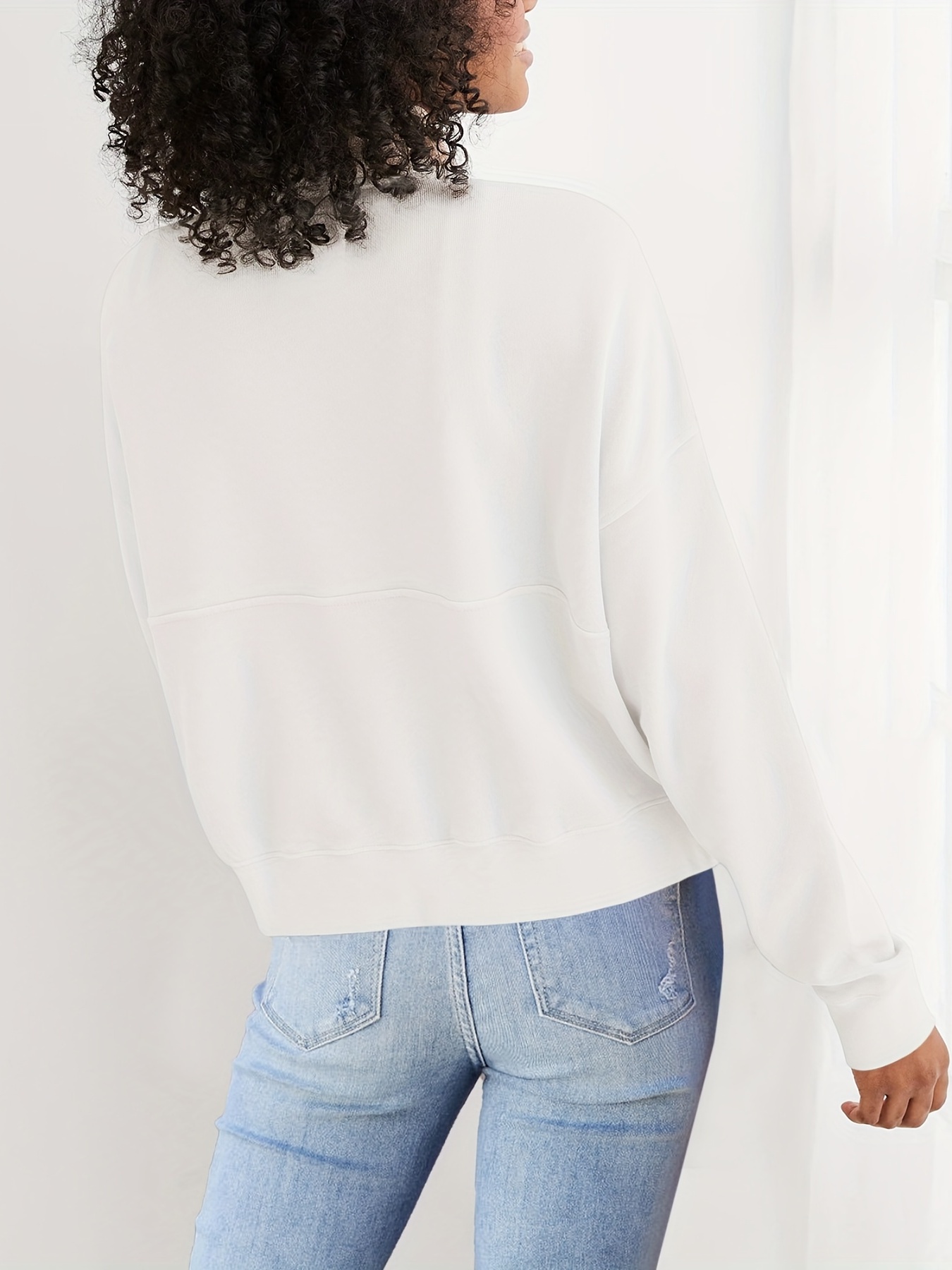 Half Button Pullover Sweatshirt with Kangaroo Pocket