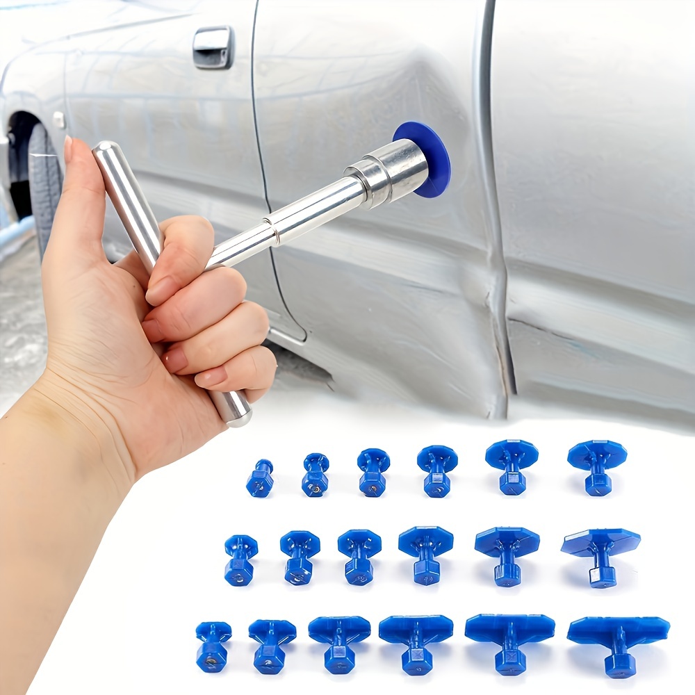 Paintless Car Dent Puller Kit Dent Removal Kit Tool Car Dent - Temu