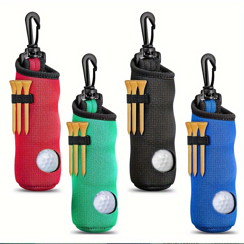 Golf Waist Bag Holds 3 Balls & 3 Spikes