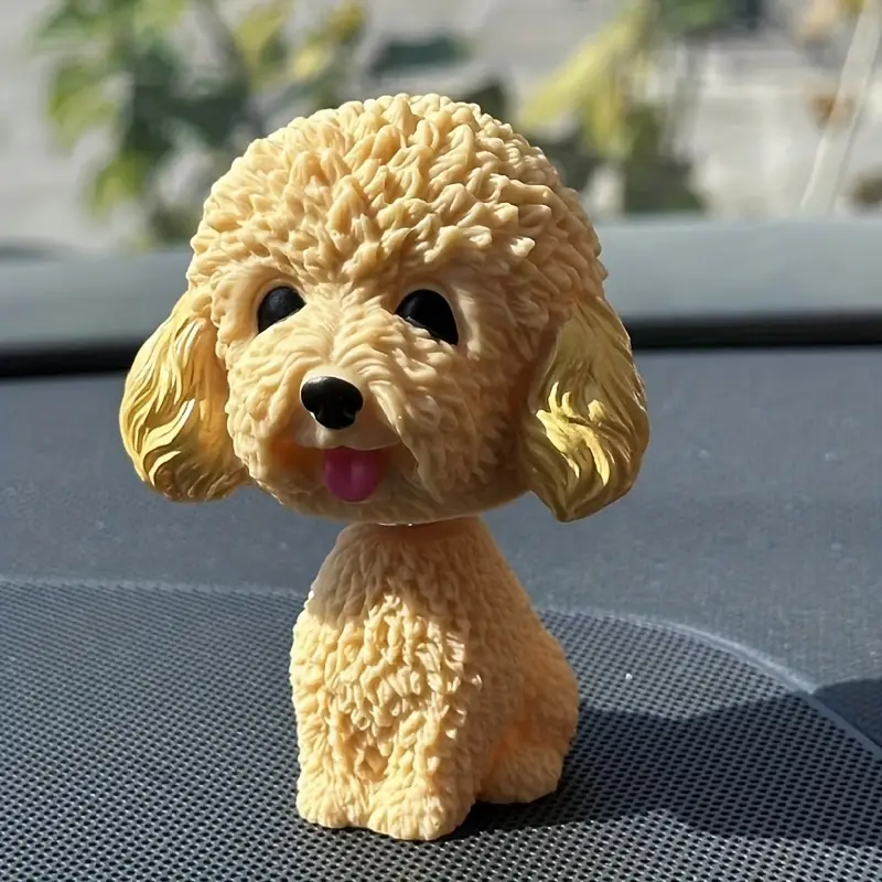 1pc Niedlicher Teddy-Hund-Design-Wackelkopf-Hund-Auto-Ornament