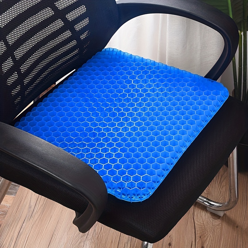 Gel Cushion Honeycomb Breathable Cushion For Long Sitting & Sciatica Pain  Relief - Dark Gel Seat Cushion For Office Chair, Cars & Wheelchair - Pressure  Relief Egg Seat Cushion - Temu