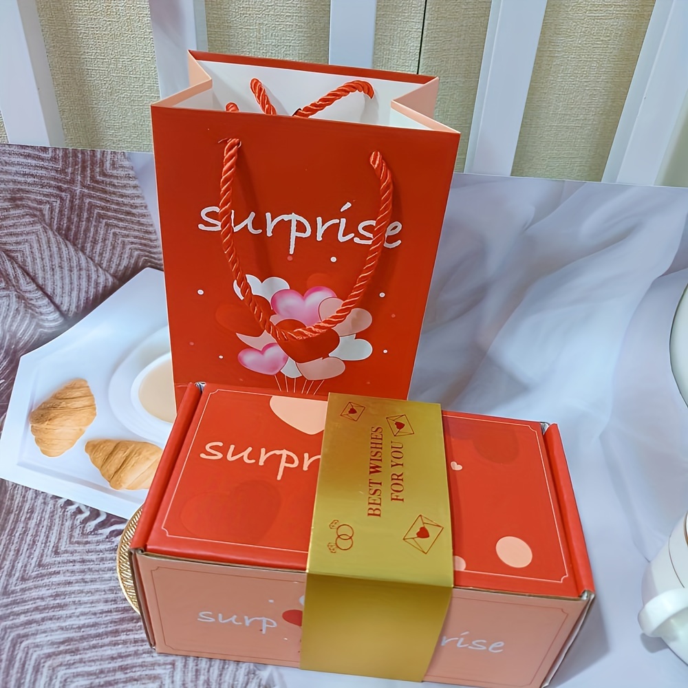2024 Valentine's Day Surprise Box Gift Box Surprise Box Gift - Temu
