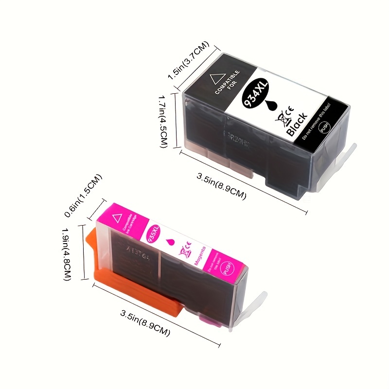 High Yield 934XL 935XL Ink Replacement for HP 934 and 935 Ink