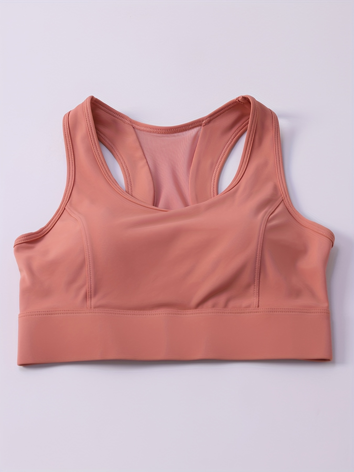 Solid Color High Strength Sports Yoga Bra Quick Drying - Temu