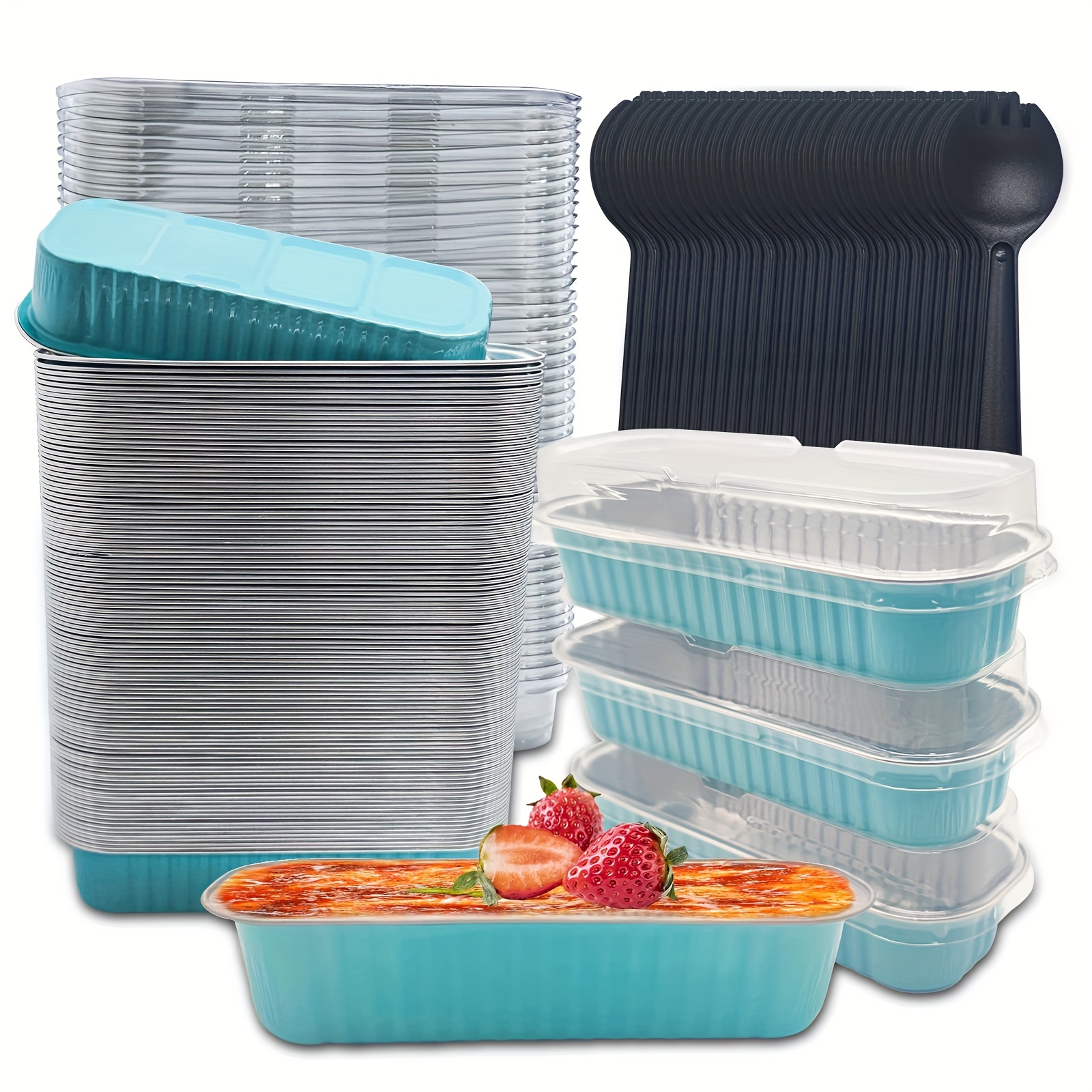 Lot of 18 Mini Plastic Reusable Ramakins & Snack Containers with Lids, New