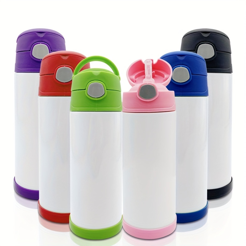 12oz Tumbler Sublimation Blanks Sippy Bottle Stainless Steel