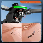 foldable drone, s155 foldable drone with intelligent follow mode track flight equipped with led night navigation lights perfect for beginners mens gifts and teenager stuf halloween thanksgiving gifts details 7