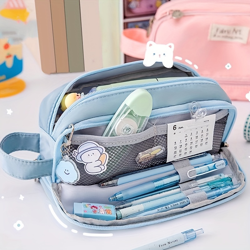 Large Capacity Pencil Case: Perfect For Office School Youth - Temu