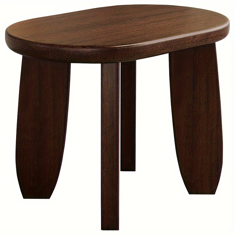  Banco redondo de madera maciza, taburete de madera simple para  silla pequeña, banco para niños, sala de estar, cambio de zapatos (color :  color miel, tamaño: 11.8 x 13.8 in) 