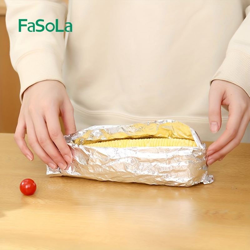 Aluminum Foil Disposable Tin Foil Household Durable Non - Temu