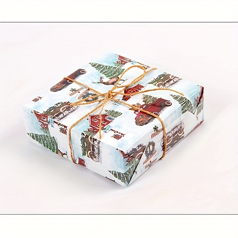 Traditional Christmas Wrapping Paper Roll Bundle – Present Paper